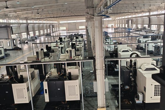 Machining floor with production equipment at the second plant